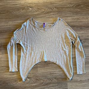 Emma & Sam Gold Sparkly Crop Shirt